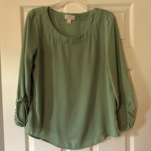 Long sleeve loose fitting Ann Taylor loft shirt